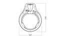circus led lampa z lupą dla weterynarza wymiary